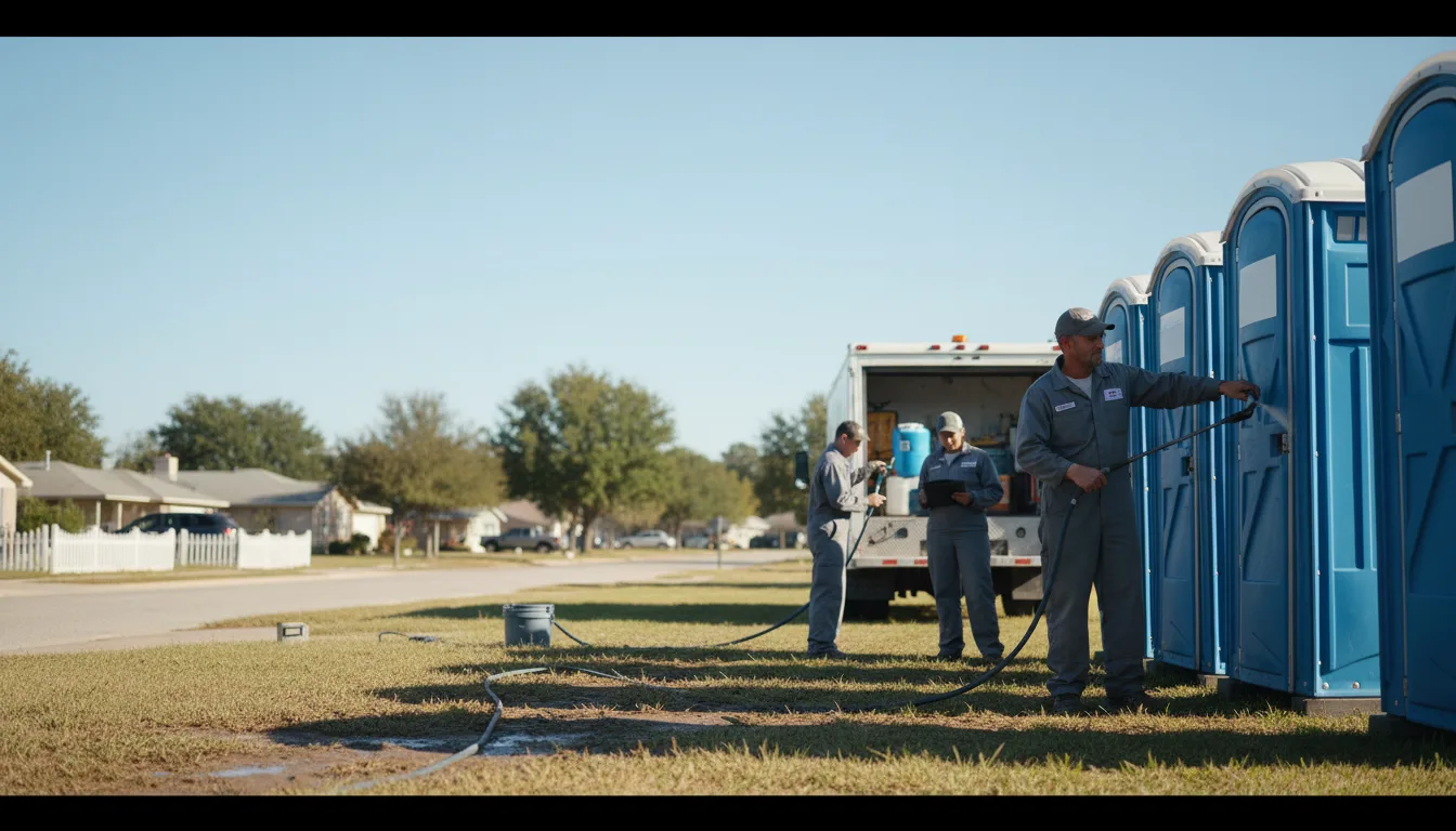 Long-Term Portable Toilet Rental in Wellington, OH near me